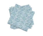 Duma Diamond Napkins, Set of 4 - Blue Napkins: 22\ W x 22\ L

100% linen.
Made in USA of fabric from Portugal. All Matouk fabrics are OEKO-TEX® Standard 100 certified.

Care:  Machine wash cold. Do not use bleach. Tumble dry on low heat. Iron while still damp, if necessary.




